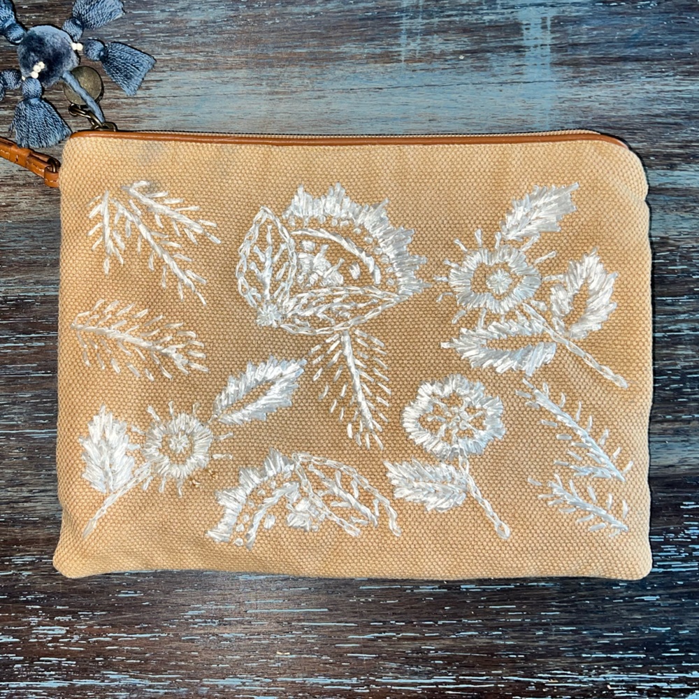 Beautiful Loft Embroidered Clutch